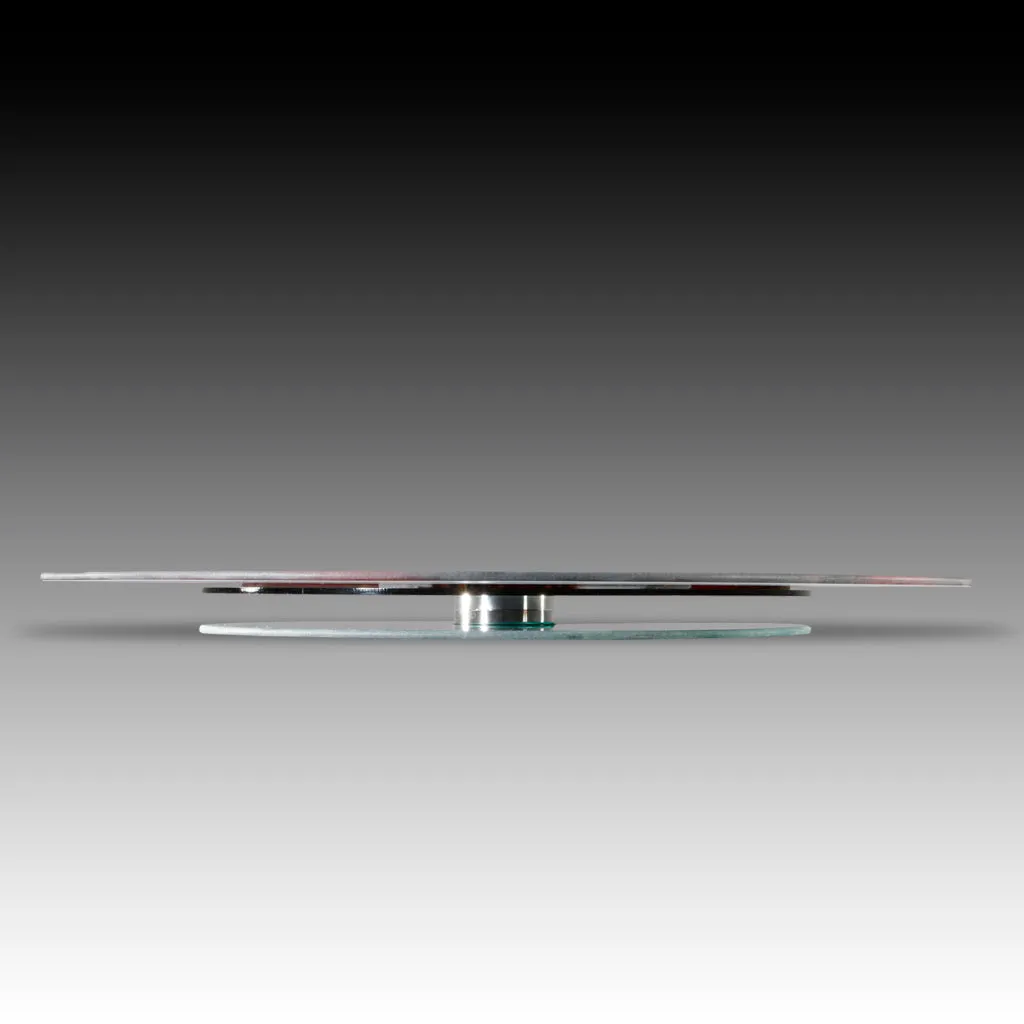 Meadow <br>Glass Table Spinner 17.75"