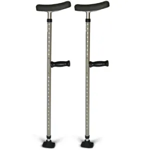 Medline Universal Single Tube Crutch (1 Crutch) - CLEARANCE