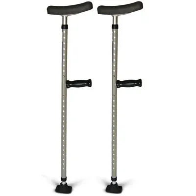 Medline Universal Single Tube Crutch (1 Crutch) - CLEARANCE