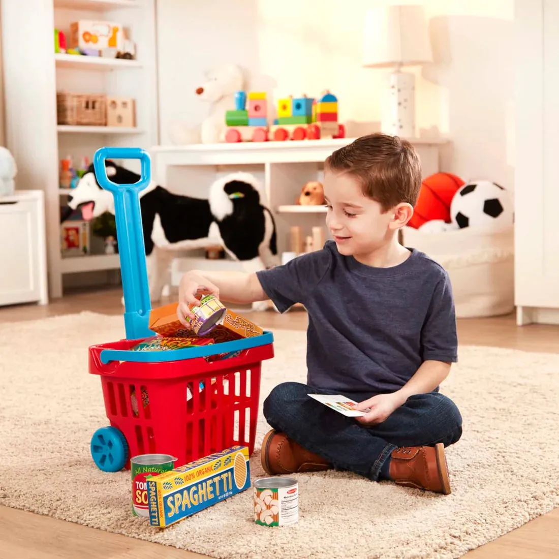 Melissa & Doug Fill & Roll Grocery Basket
