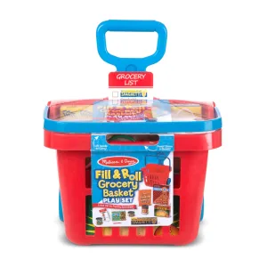 Melissa & Doug Fill & Roll Grocery Basket