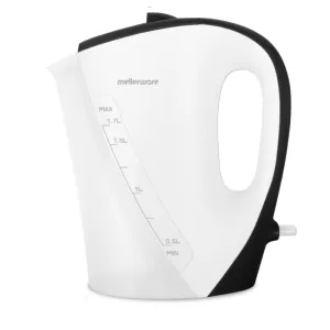 Mellerware Kettle White And Black Corded Plastic 1.7 Litre 2200w Zambezi