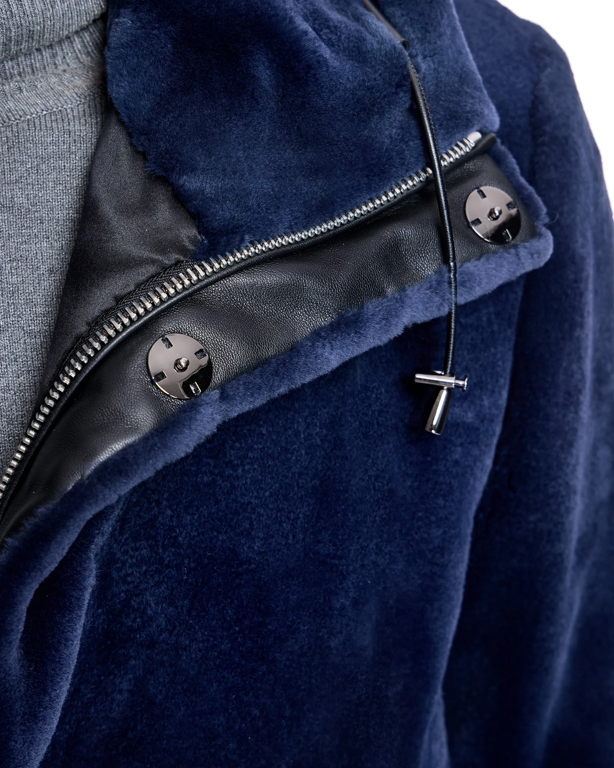 Men's Sheared Mink Hooded Coat