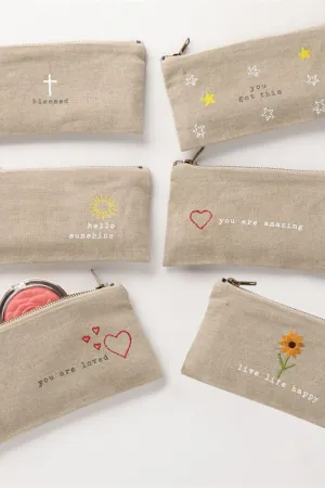 Message Cosmetic Bags