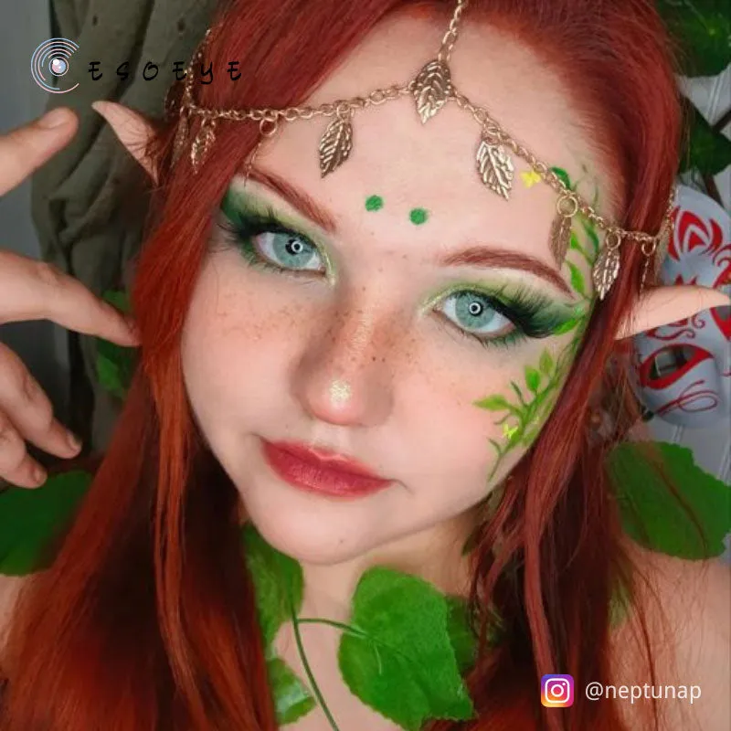 Meta Green Colored Contact Lenses Yearly