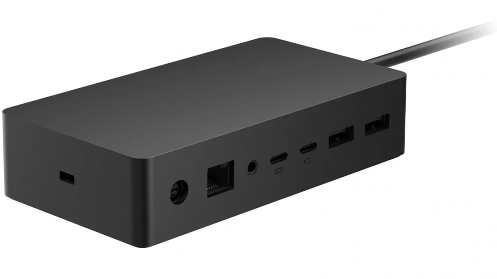 Microsoft Surface Dock 2 Docking Station 199W PS 6 xUSB Type-C Type-A RJ-45 Wired GbE for Pro6/7/7 /8/9/10 Laptop 3/4/5/6/7 Go 2/3 Book 2/3 1YR WTY