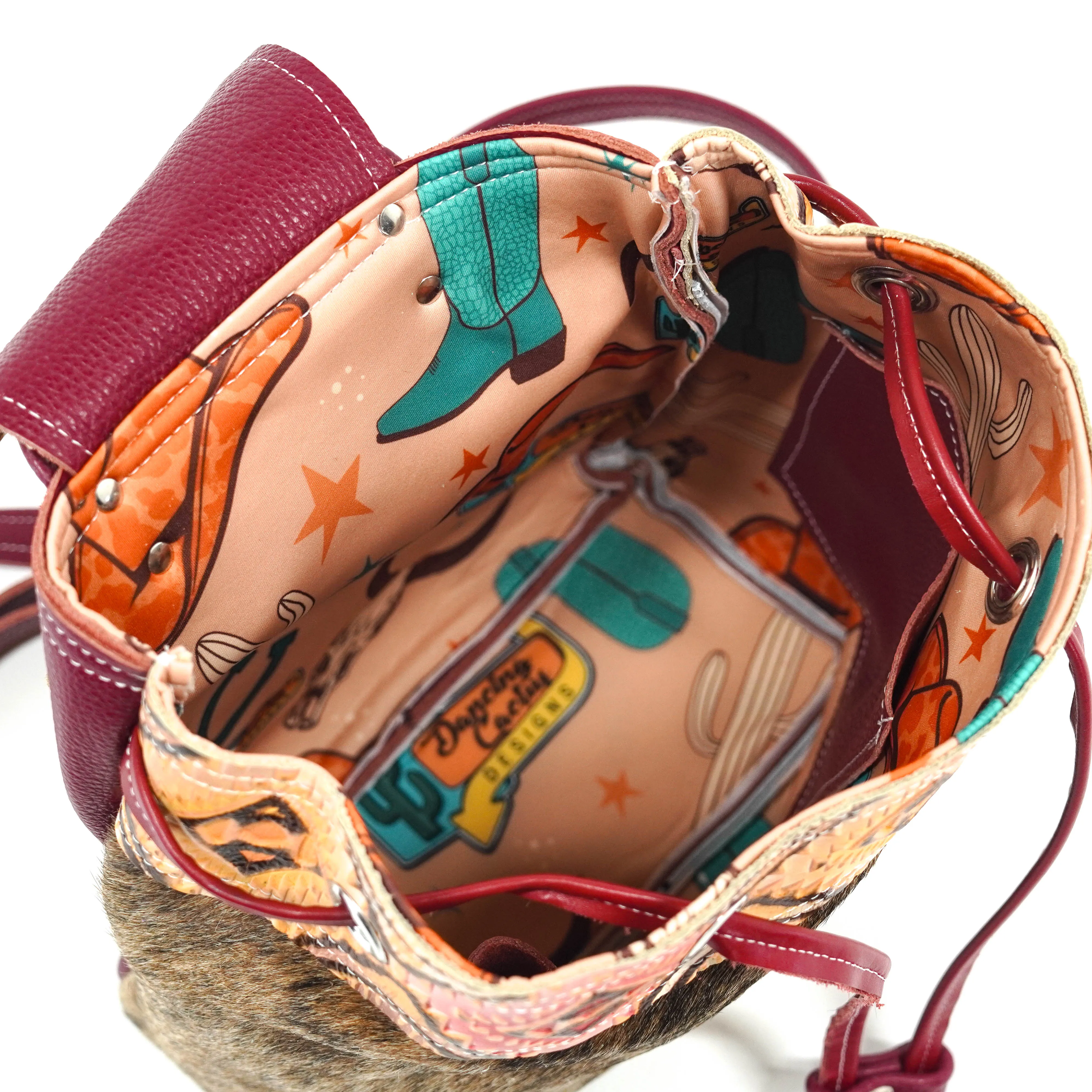 Mini Kelsea Backpack - Two-Tone Brindle w/ Moab Aztec