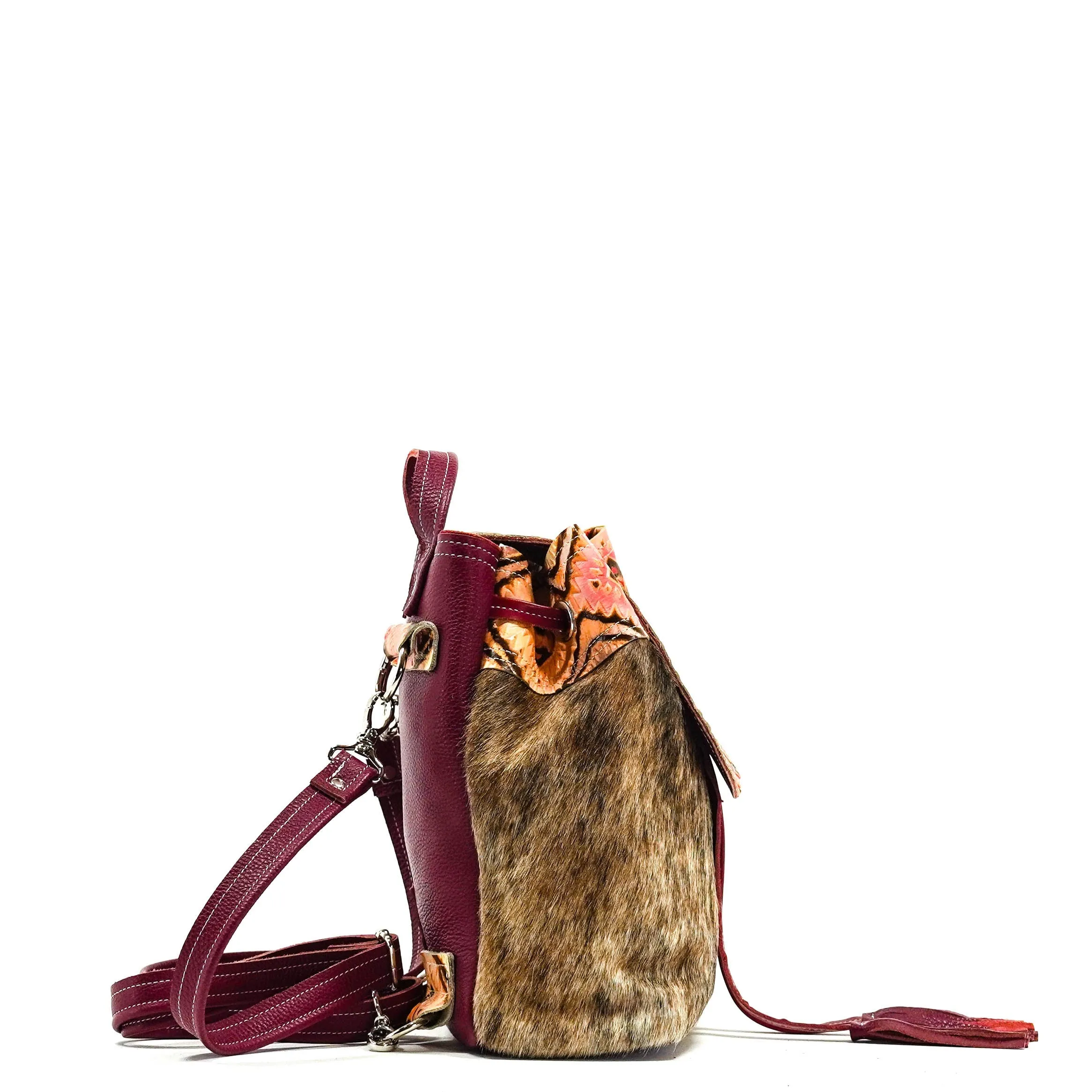 Mini Kelsea Backpack - Two-Tone Brindle w/ Moab Aztec