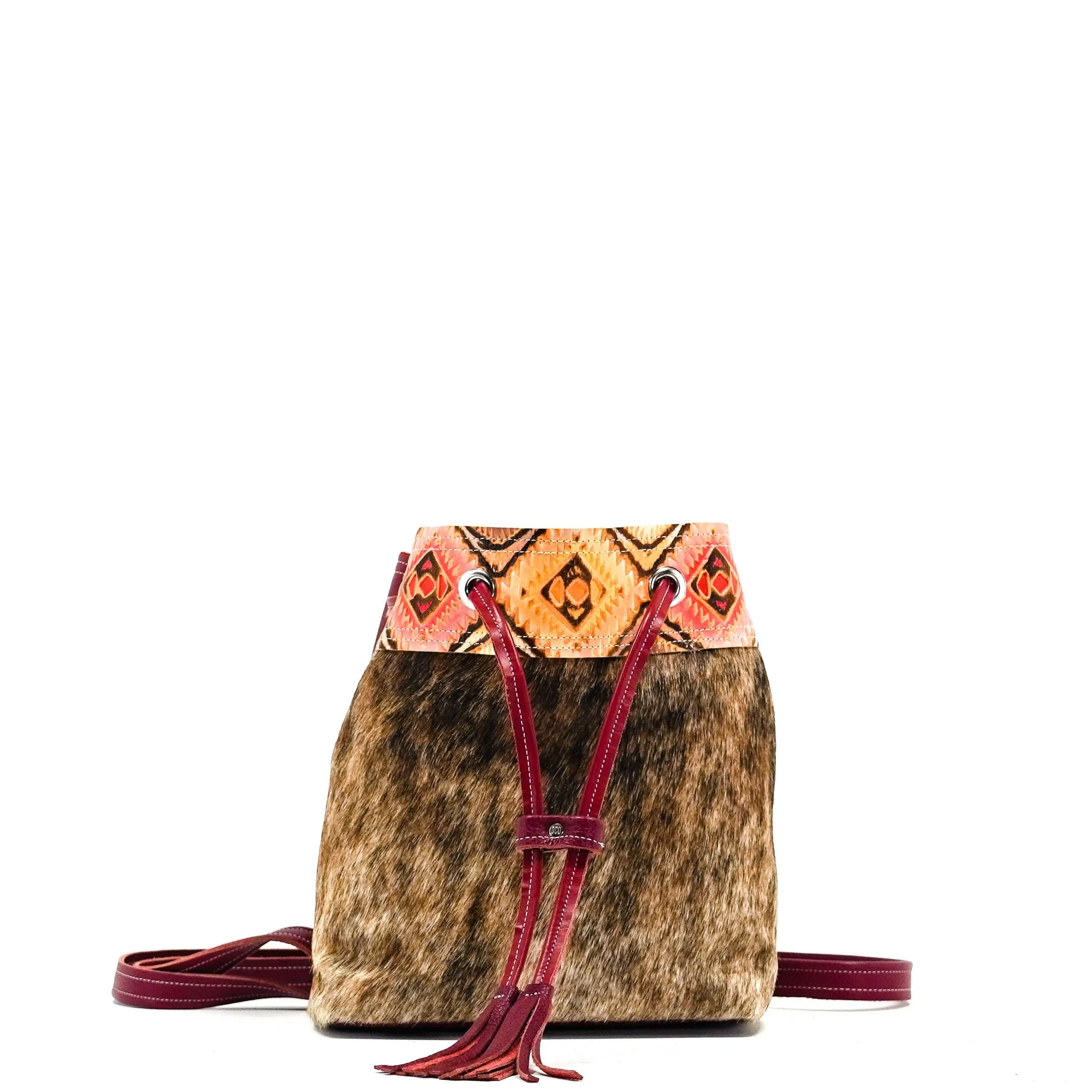 Mini Kelsea Backpack - Two-Tone Brindle w/ Moab Aztec
