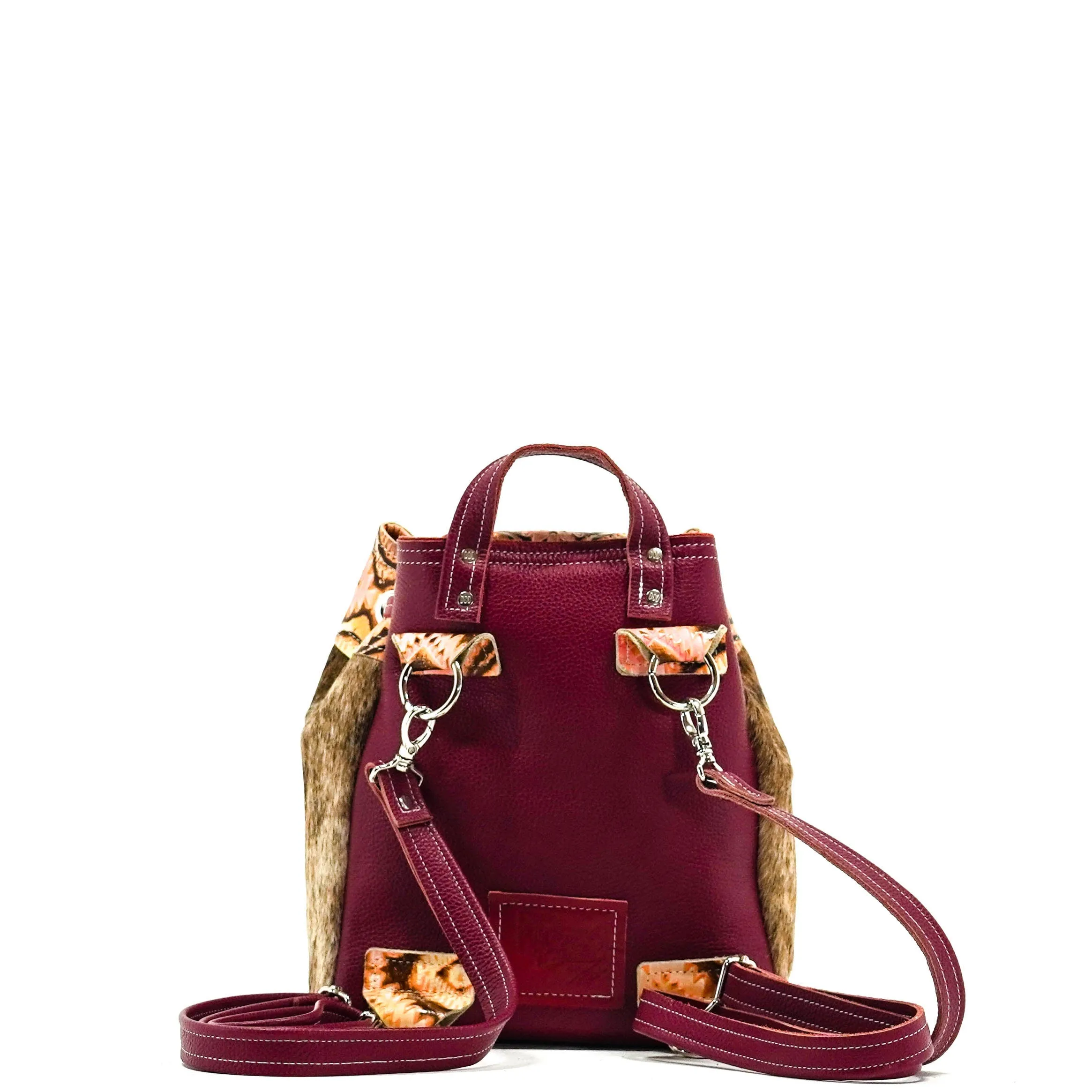 Mini Kelsea Backpack - Two-Tone Brindle w/ Moab Aztec