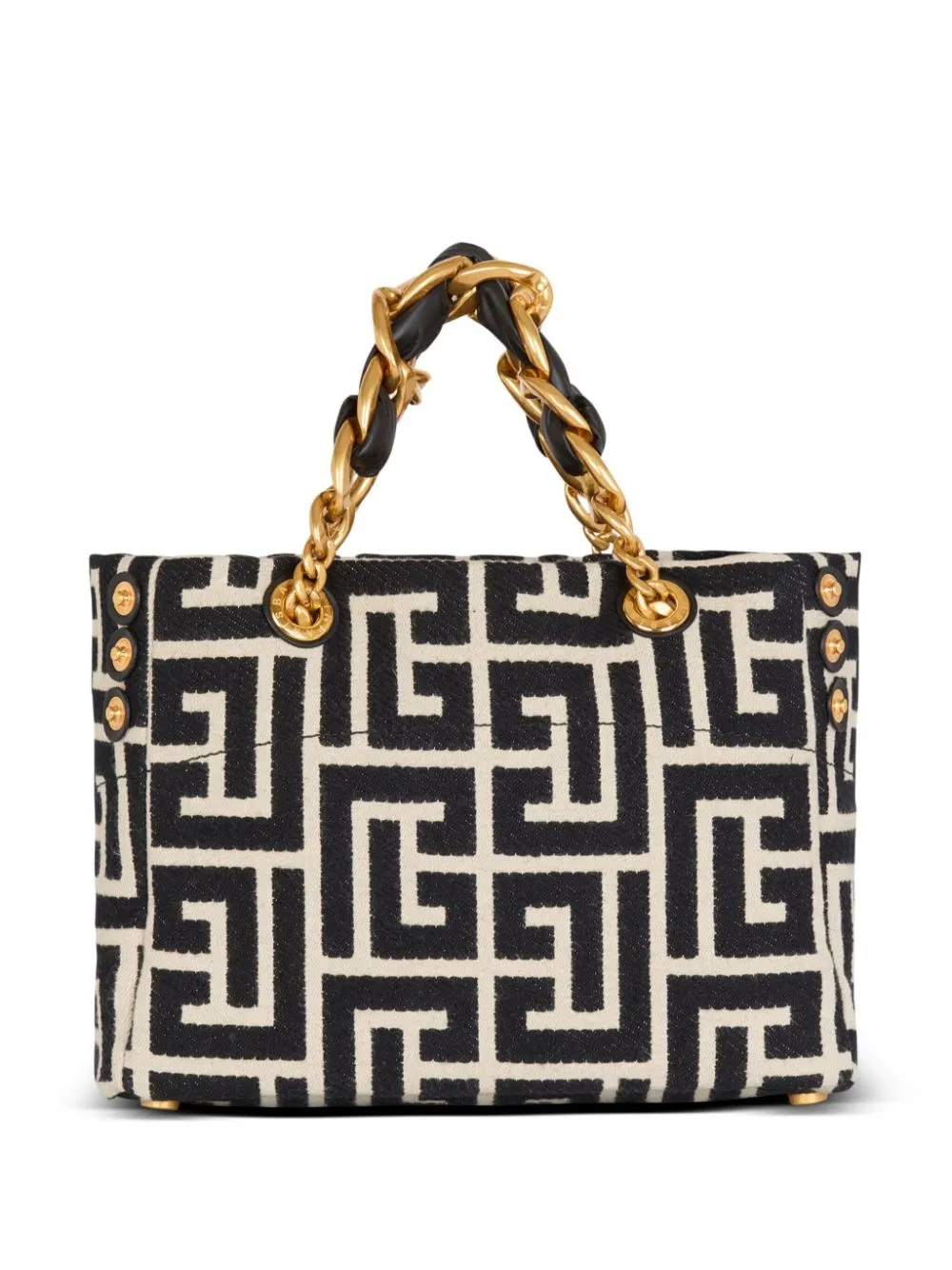 Monogram jacquard tote bag