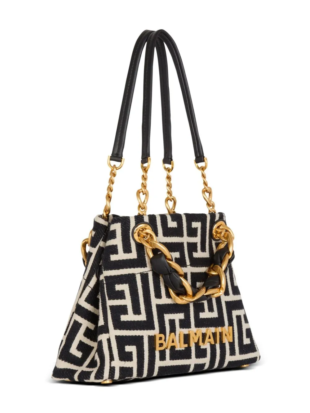 Monogram jacquard tote bag