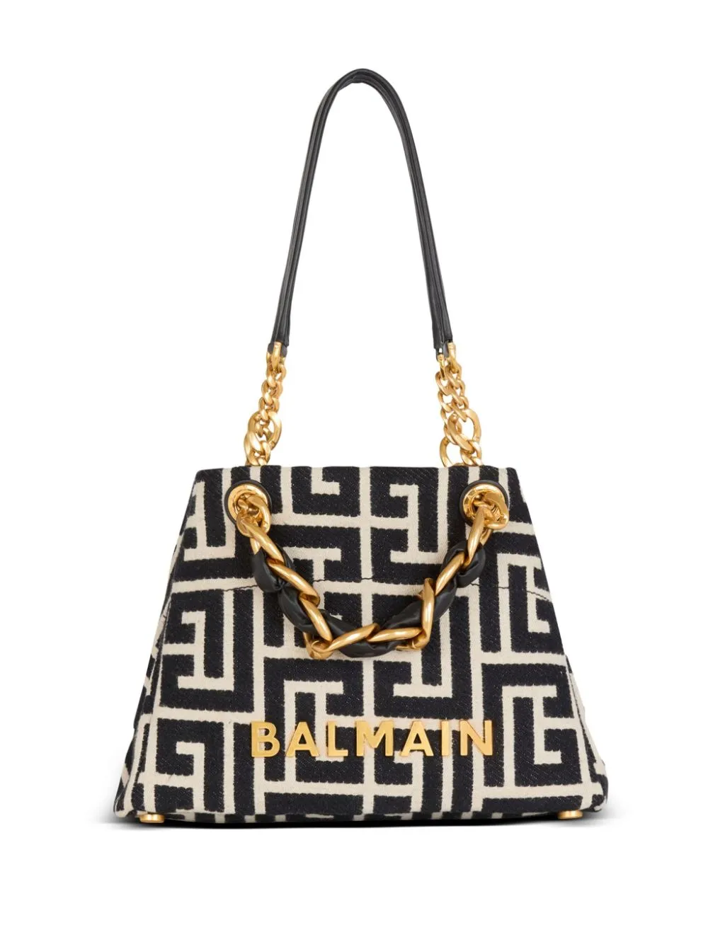 Monogram jacquard tote bag