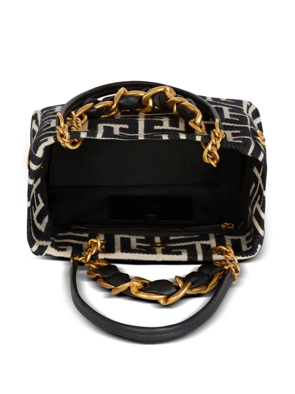 Monogram jacquard tote bag