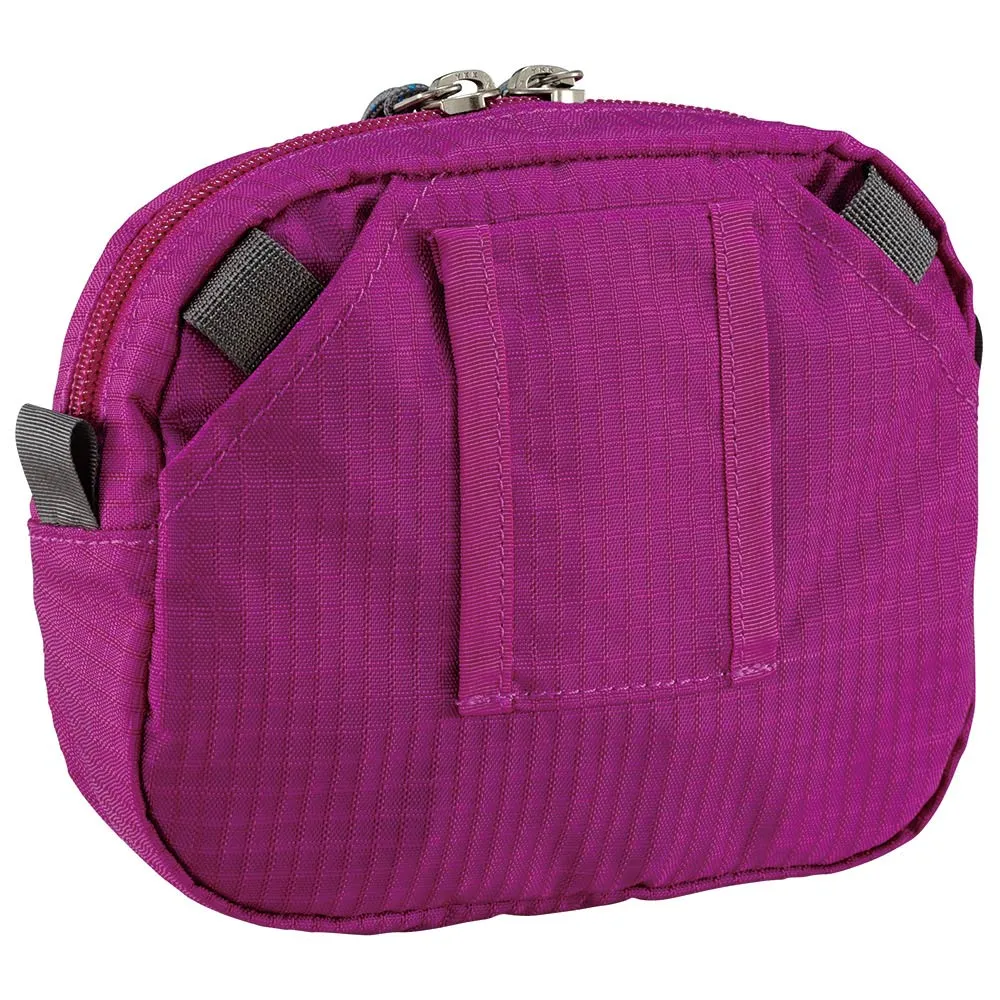 Montbell Belt Pouch 1L - CITRON YELLOW, DARK FUCHSIA