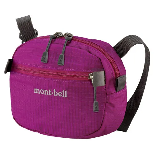 Montbell Belt Pouch 1L - CITRON YELLOW, DARK FUCHSIA