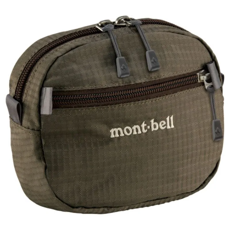 Montbell Belt Pouch 1L - CITRON YELLOW, DARK FUCHSIA