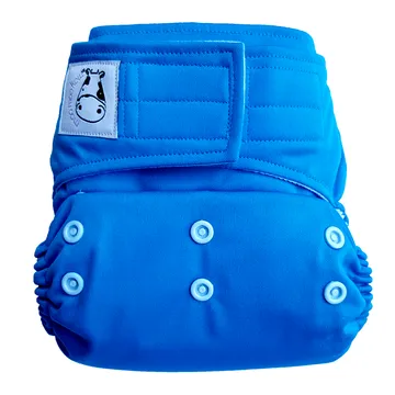 Moo Moo Kow Cloth Diaper One Size Aplix - Ocean