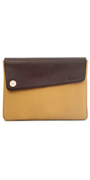 Moraltive Laptop Sleeves - Khakhi & Brown