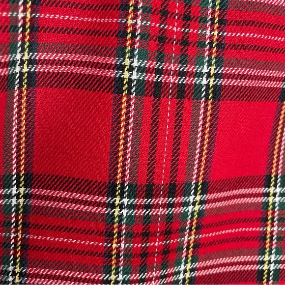 Morbid Threads Vintage Y2K Red Plaid Skirt Cosplay Whimsigoth Goth Witchy Punk M