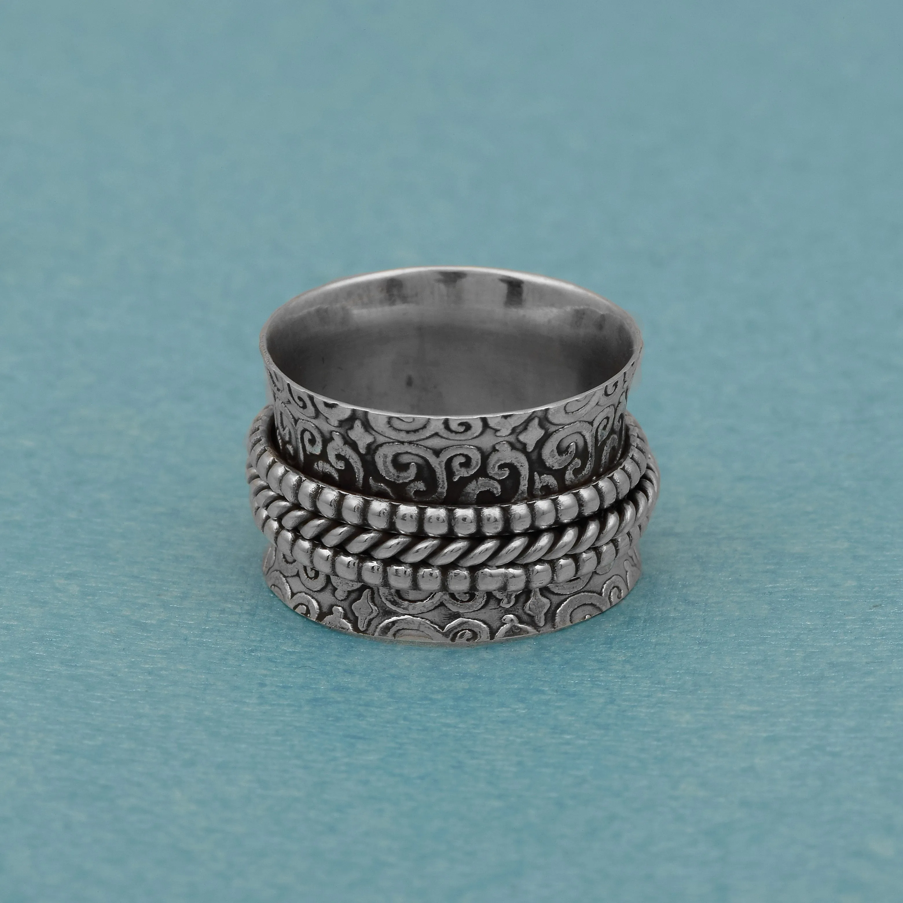 Multi Banded Spinner Ring