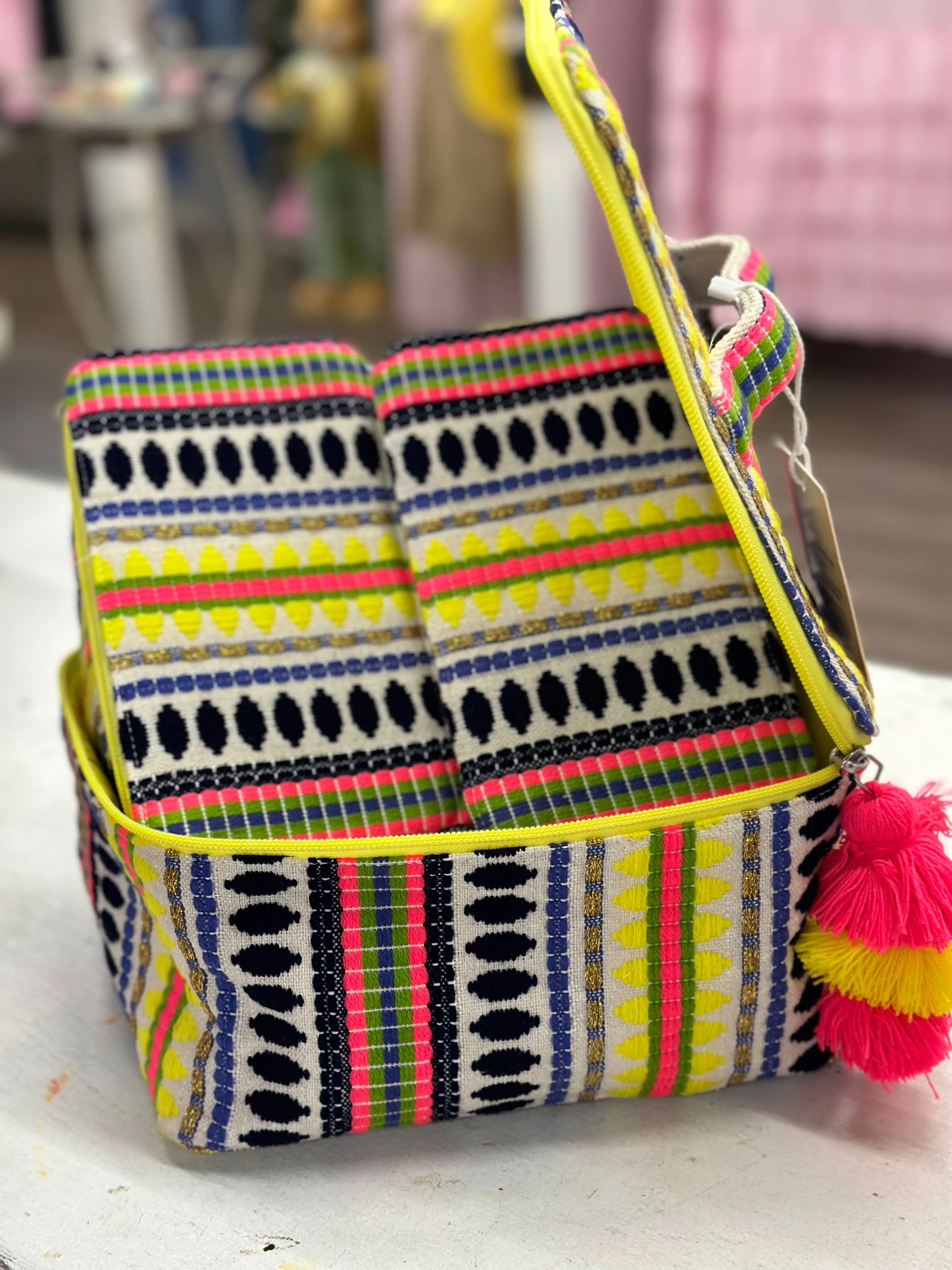 Multi Color Makeup Bag