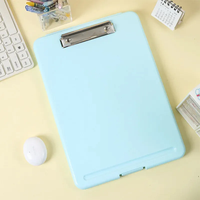 Multifunctional A4 Document Storage Box with Writing Board