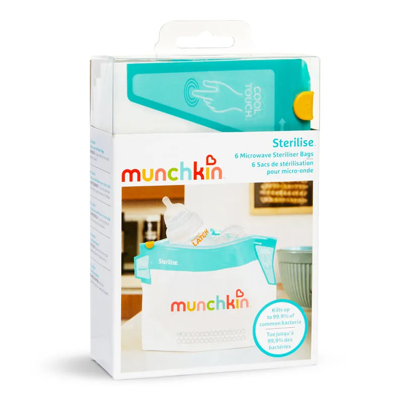 Munchkin Microwave Steriliser Bags 6Pk