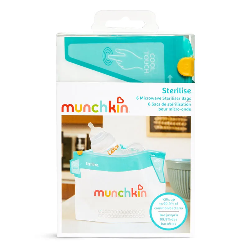 Munchkin Microwave Steriliser Bags 6Pk