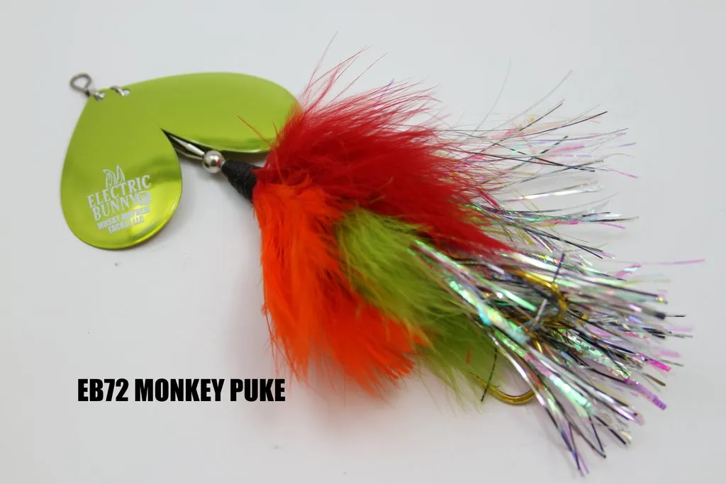Musky Mayhem Electric Bunny Inline Spinner