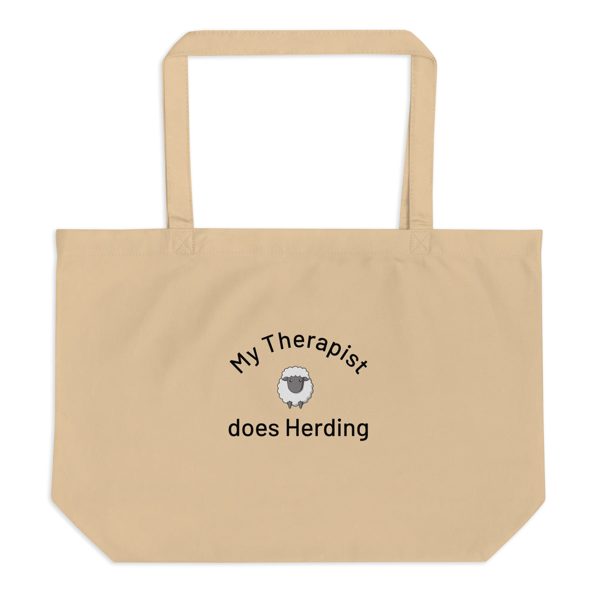 My Therapist Does Sheep Herding X-Large Tote/ Shopping Bags