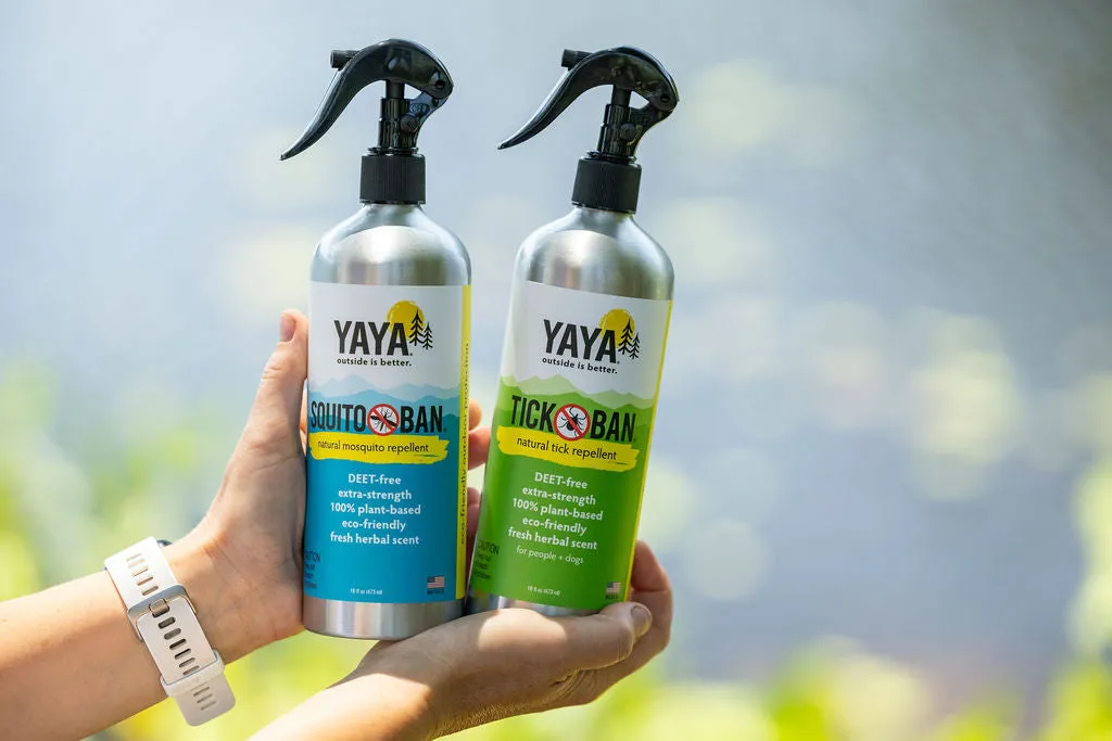 Natural Bug Repellents 16 oz Bundle (Tick Ban   Squito Ban)