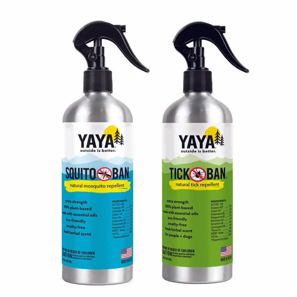 Natural Bug Repellents 16 oz Bundle (Tick Ban   Squito Ban)