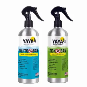 Natural Bug Repellents 16 oz Bundle (Tick Ban   Squito Ban)