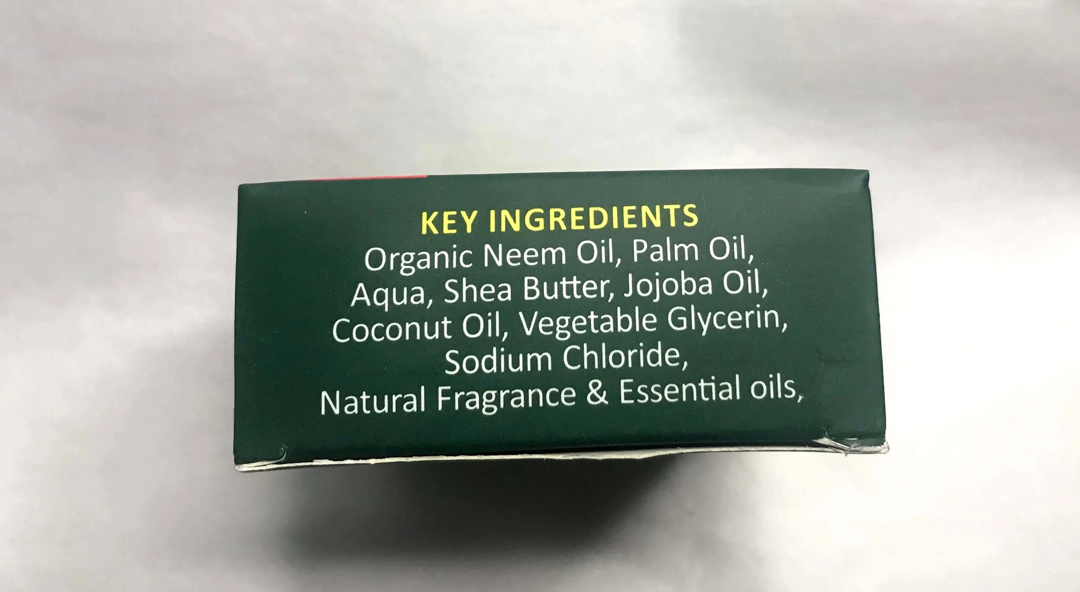 Neem Soap with Ginger & Indian Hemp Extract