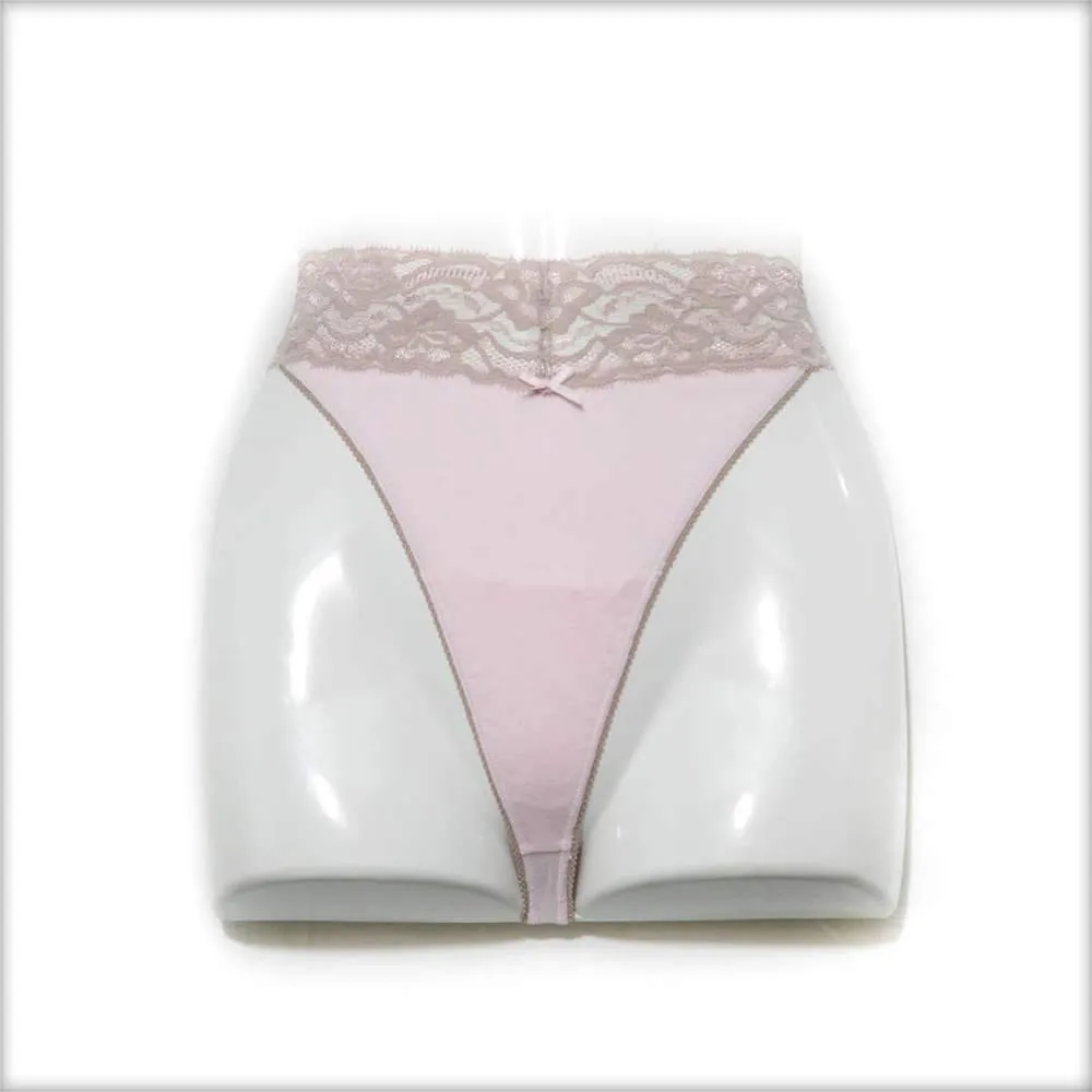 Net Lace Pink & Brown Panty