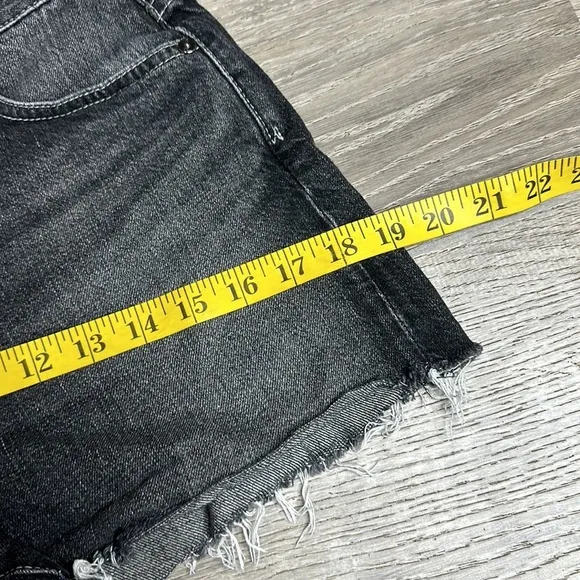 NEW AG Adriano Goldschmied Women’s Alexxis High Rise Wedgie Short Black Wash 26R