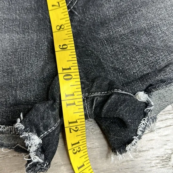 NEW AG Adriano Goldschmied Women’s Alexxis High Rise Wedgie Short Black Wash 26R