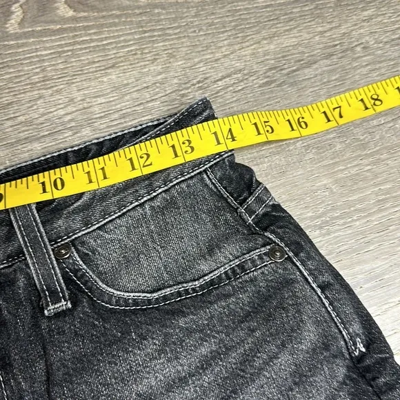 NEW AG Adriano Goldschmied Women’s Alexxis High Rise Wedgie Short Black Wash 26R