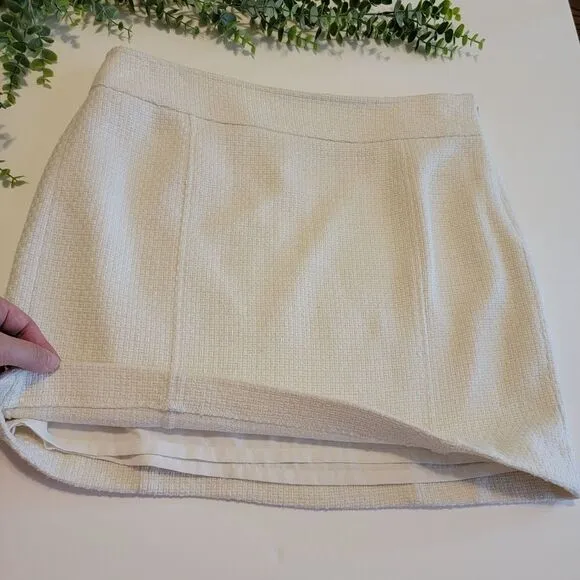 NEW Banana Republic Shimmer Tweed Skirt