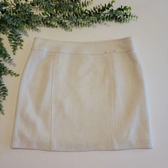 NEW Banana Republic Shimmer Tweed Skirt
