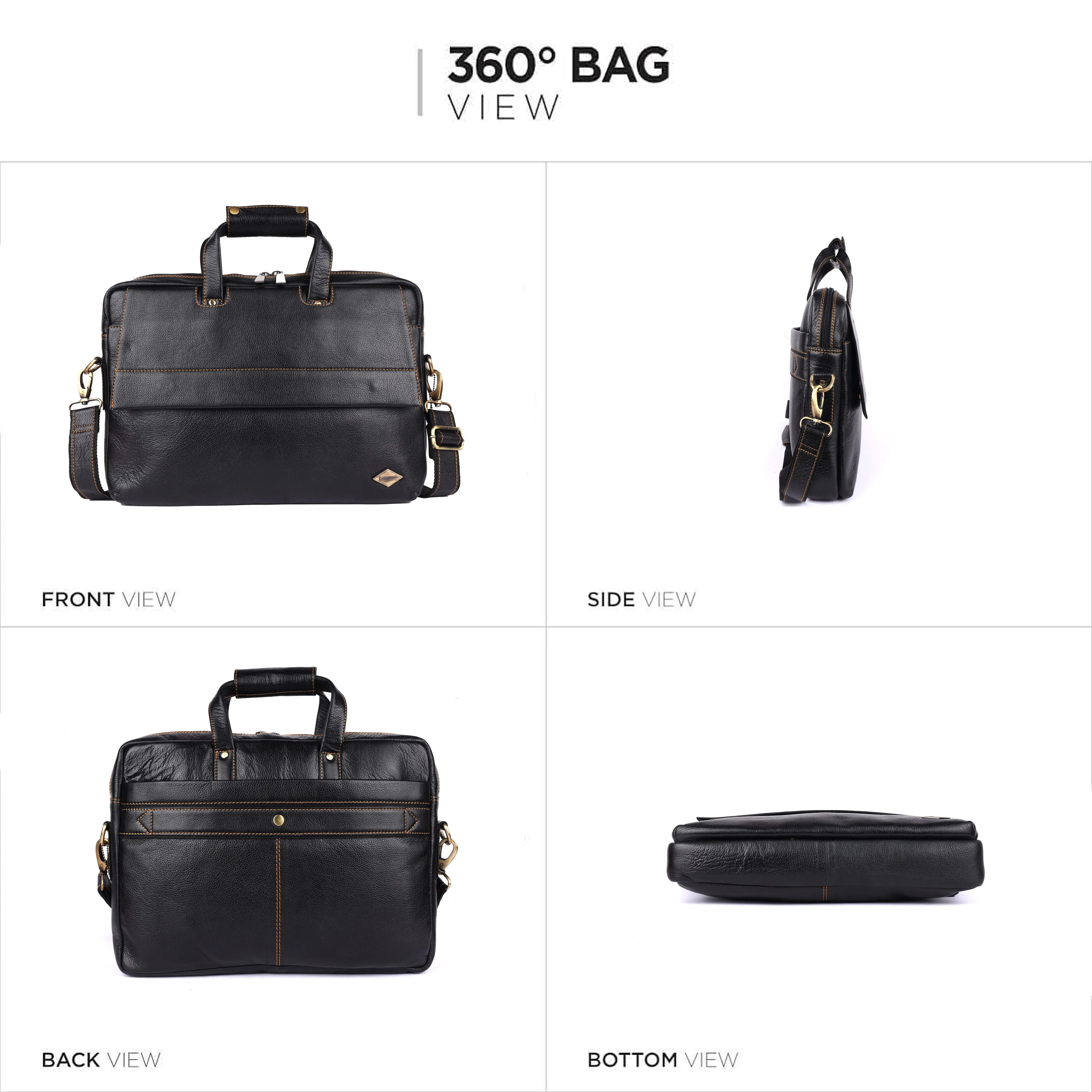Nomadic Executive Leather Laptop Bag # 2869