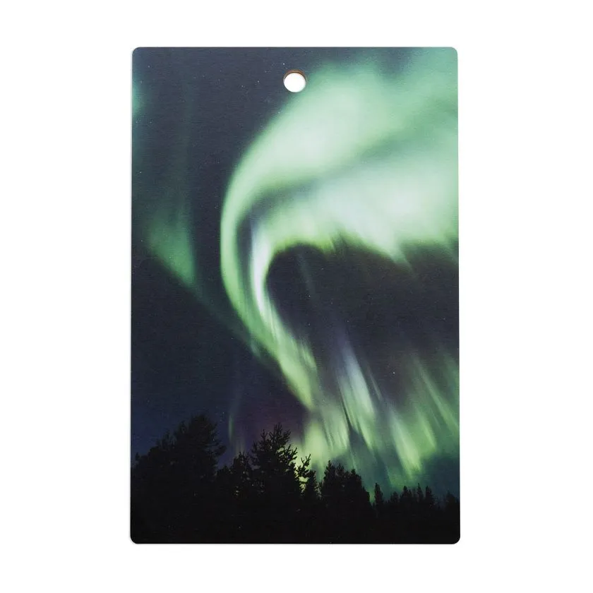 Northern Lights cutting board