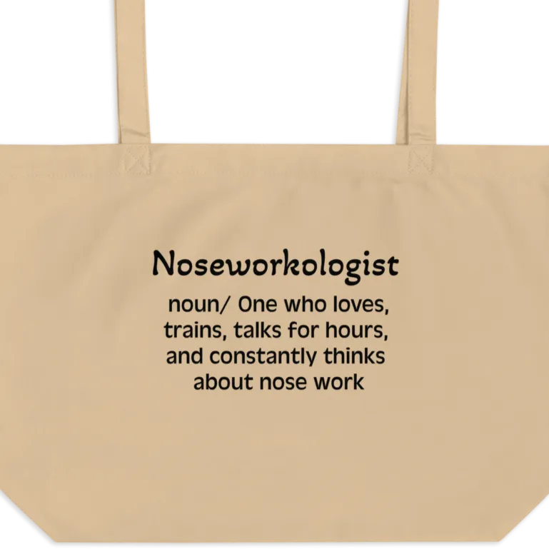 Nose Work "Noseworkologist" Tote/ Shopping Bags