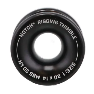 NOTCH HARD COATED RIGGING THIMBLE