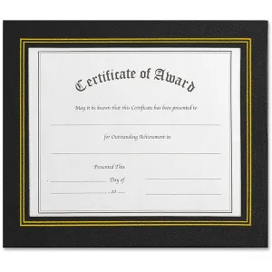 NuDell Flat Leatherette Document Frames