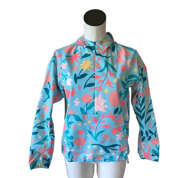 NWT Nike Sportswear Floral Repel Anorak Jacket