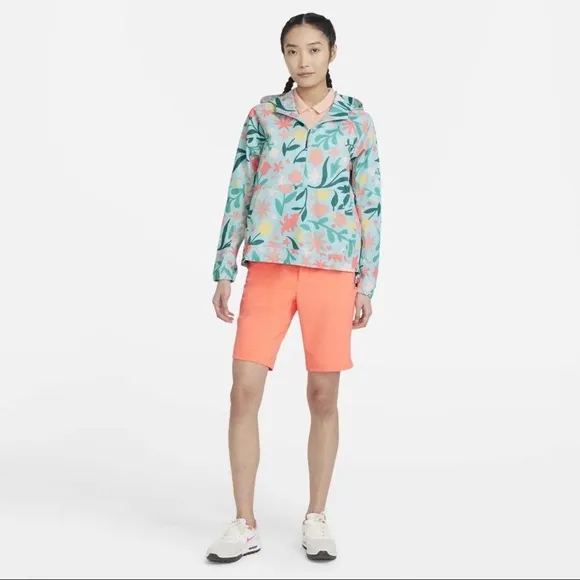 NWT Nike Sportswear Floral Repel Anorak Jacket
