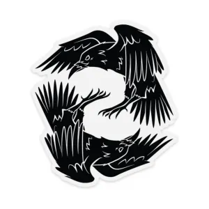 Odin's Ravens Sticker