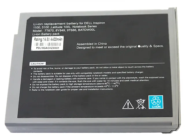 Oem Dl 18 L Inspiron 5100 L Batería Para Laptop 14.8 V 4400m Ah